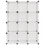 átlátszó polipropilén tárolókocka 12 db kockával