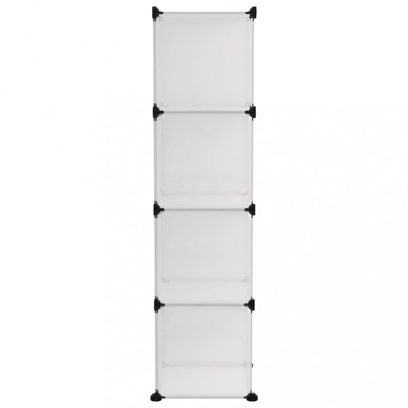 átlátszó polipropilén tárolókocka 12 db kockával