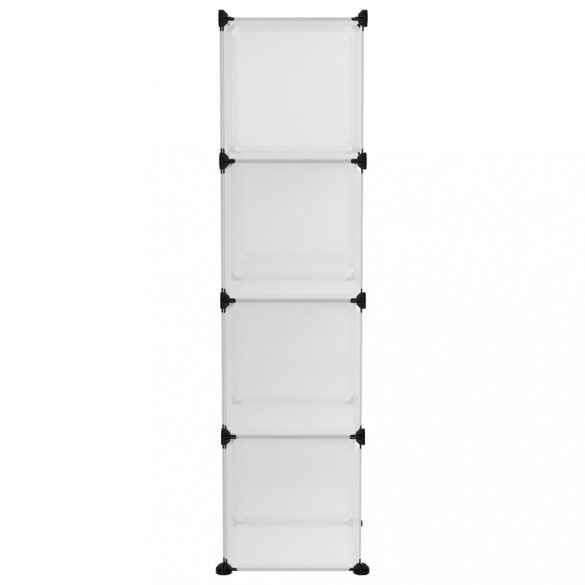 átlátszó polipropilén tárolókocka 9 db kockával