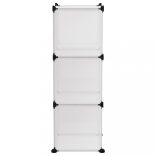 átlátszó polipropilén tárolókocka 6 db kockával