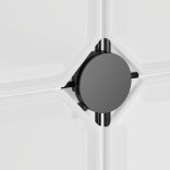 átlátszó PP tárolókocka-rendszerező 15 kockával és ajtókkal