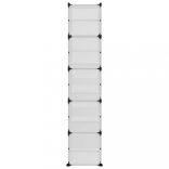 átlátszó polipropilén cipőtartó 44 x 31,5 x 153,5 cm