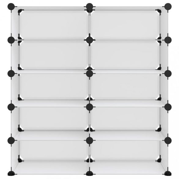 átlátszó polipropilén cipőtartó 84x32x88,5 cm