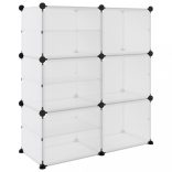 átlátszó polipropilén cipőtartó 84 x 31,5 x 93 cm