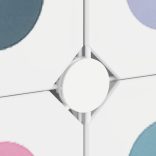 gyerek kocka alakú tárolószekrény 10 fehér PP kockával