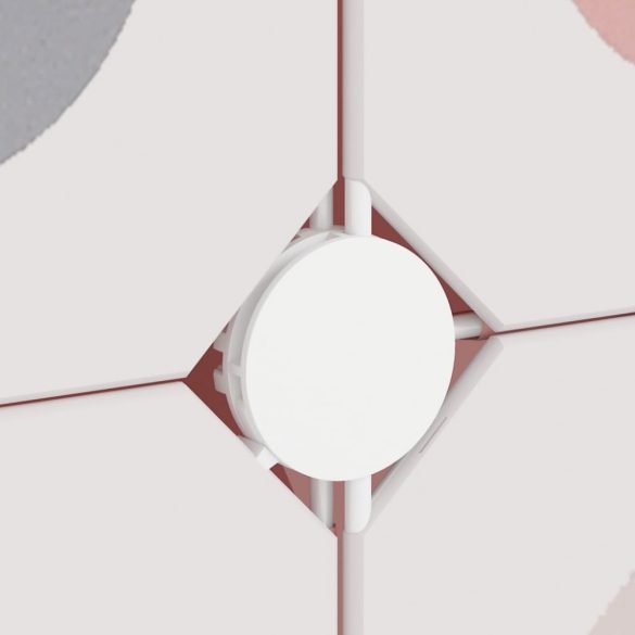 rózsaszín polipropilén tárolókocka gyerekeknek 6 kockával