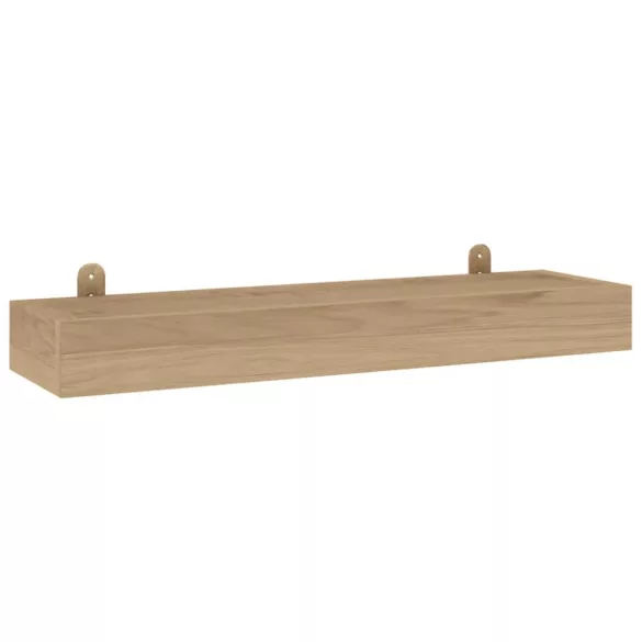 2 db tömör tíkfa falipolc 60 x 15 x 4 cm