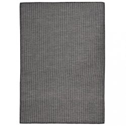 szürke lapos szövésű kültéri szőnyeg 160 x 230 cm