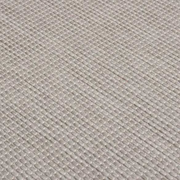 világosszürke lapos szövésű kültéri szőnyeg 160 x 230 cm