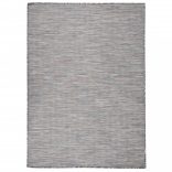 barna-kék lapos szövésű kültéri szőnyeg 200 x 280 cm