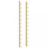 arany vas falra szerelhető bortartó állvány 12 palacknak