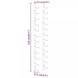 arany vas falra szerelhető bortartó állvány 12 palacknak