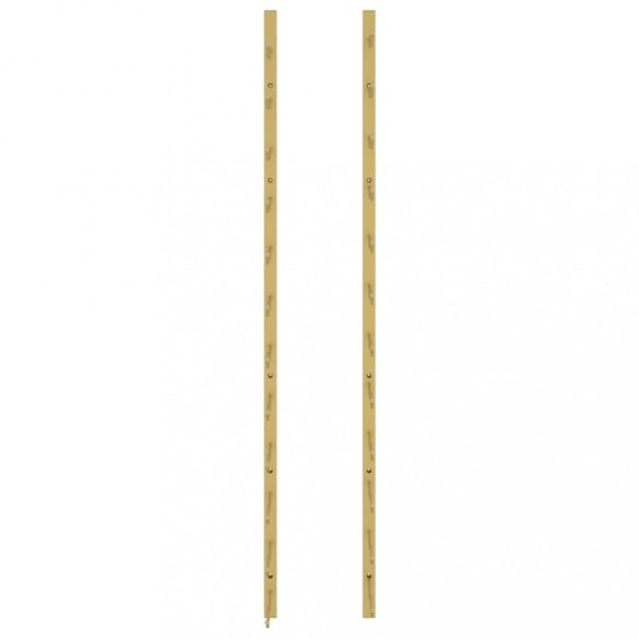 arany vas falra szerelhető bortartó állvány 24 palacknak