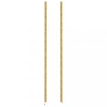 arany vas falra szerelhető bortartó állvány 36 palacknak