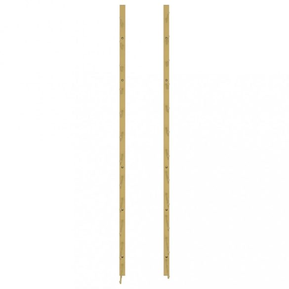 arany vas falra szerelhető bortartó állvány 36 palacknak