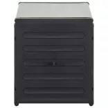 szürke kerti szemetesláda 85 x 34 x 40 cm