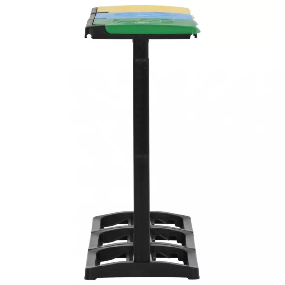 többszínű polipropilén szemetesállványok fedéllel 240-330 L