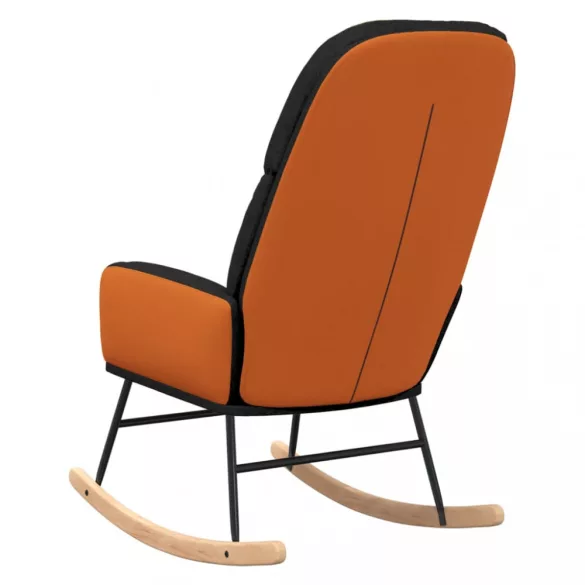 fekete szövet hintaszék