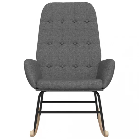 világosszürke szövet hintaszék