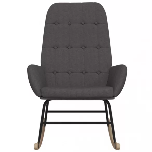 sötétszürke szövet hintaszék