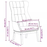 sötétszürke szövet pihenőfotel