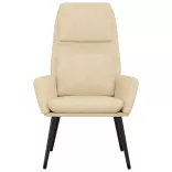 krémszínű szövet pihenőfotel