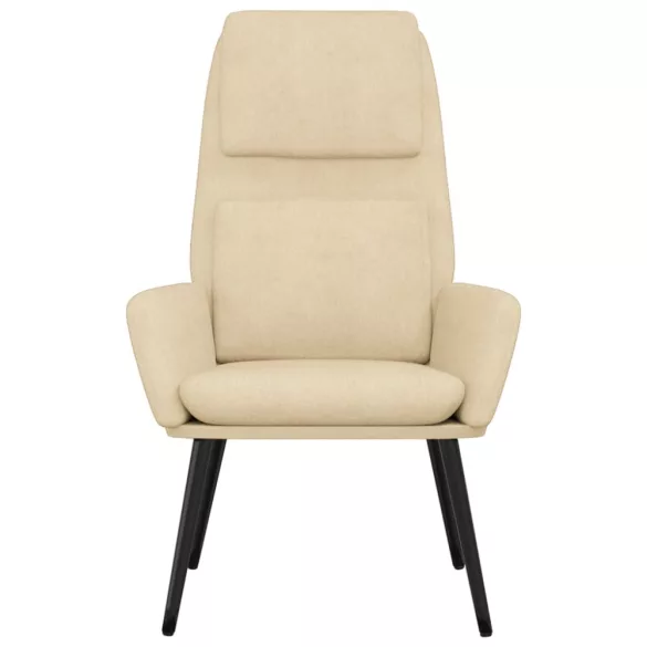 krémszínű szövet pihenőfotel