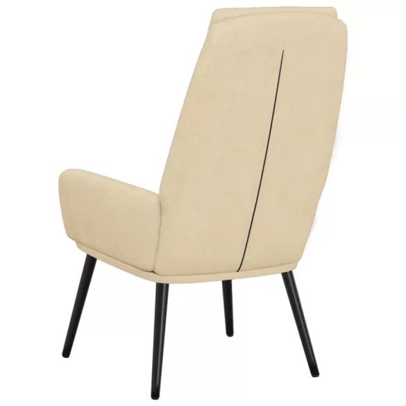 krémszínű szövet pihenőfotel