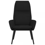 fekete szövet pihenőfotel