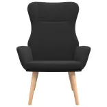 fekete szövet pihenőfotel