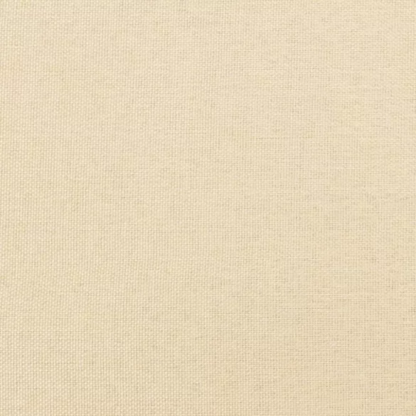 krémszínű szövet lábzsámoly 60x60x36 cm