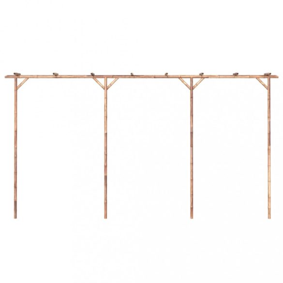 bambusz pergola 385 x 40 x 205 cm