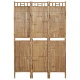 3 paneles bambusz térelválasztó 120 x 180 cm