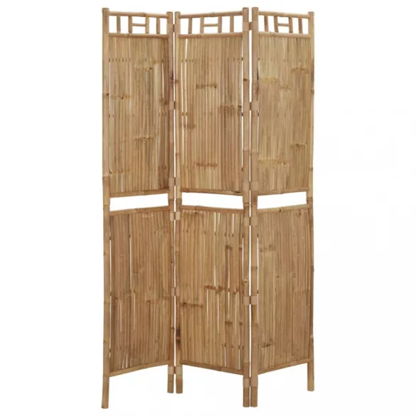 3 paneles bambusz térelválasztó 120 x 180 cm