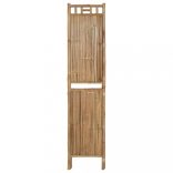 3 paneles bambusz térelválasztó 120 x 180 cm