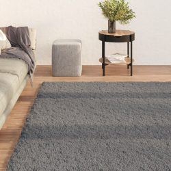   antracit csúszásmentes rövid szálú mosható szőnyeg 160 x 230 cm