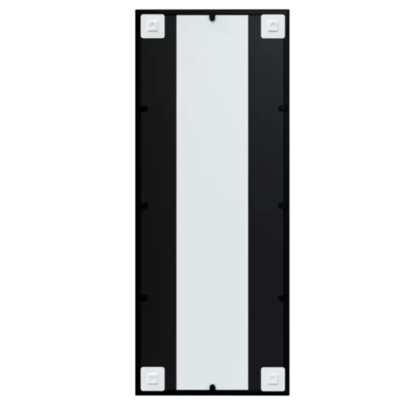fekete fém fali tükör 100 x 40 cm