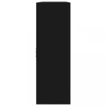 fekete 8-rekeszes bemutatópolc