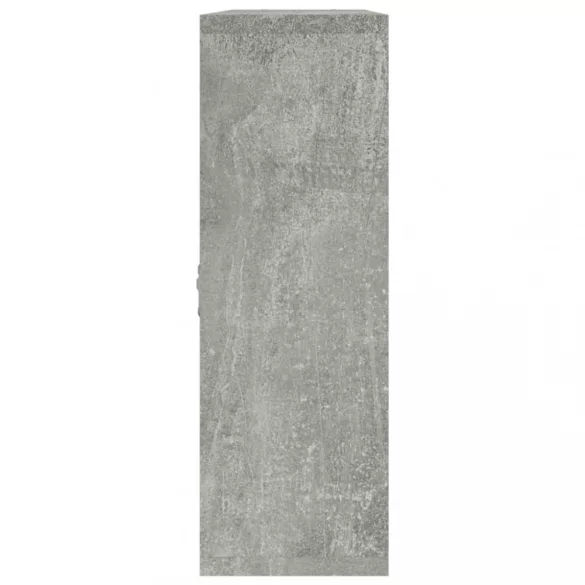 8-rekeszes betonszürke fali bemutatópolc