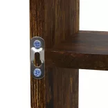 füstös tölgy színű 8-rekeszes bemutatópolc