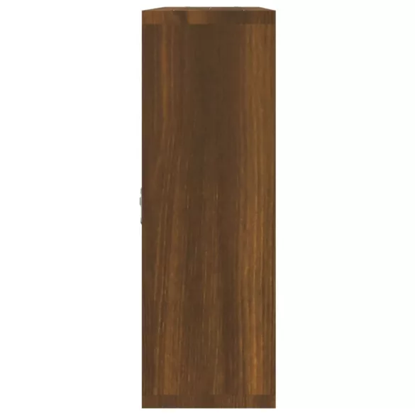 barna tölgyszínű 8-rekeszes bemutatópolc