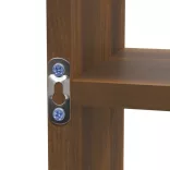 barna tölgyszínű 8-rekeszes bemutatópolc