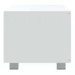 fehér szerelt fa TV-szekrény 140 x 40,5 x 35 cm