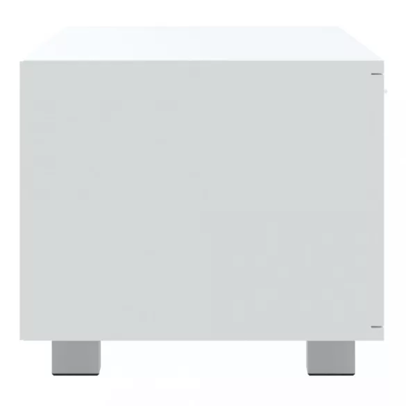 fehér szerelt fa TV-szekrény 140 x 40,5 x 35 cm