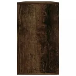 füstös tölgy színű szerelt fa cipőtároló pad 80 x 24 x 45 cm