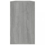 szürke sonoma színű cipőtároló pad 80x24x45 cm