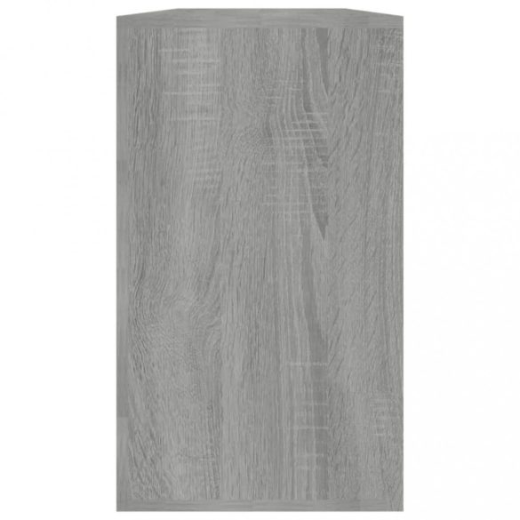 szürke sonoma színű cipőtároló pad 80x24x45 cm