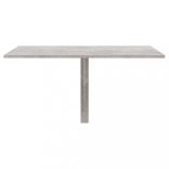 betonszürke szerelt fa összecsukható fali asztal 100x60x56 cm