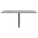 szürke sonoma szerelt fa összecsukható fali asztal 100x60x56 cm