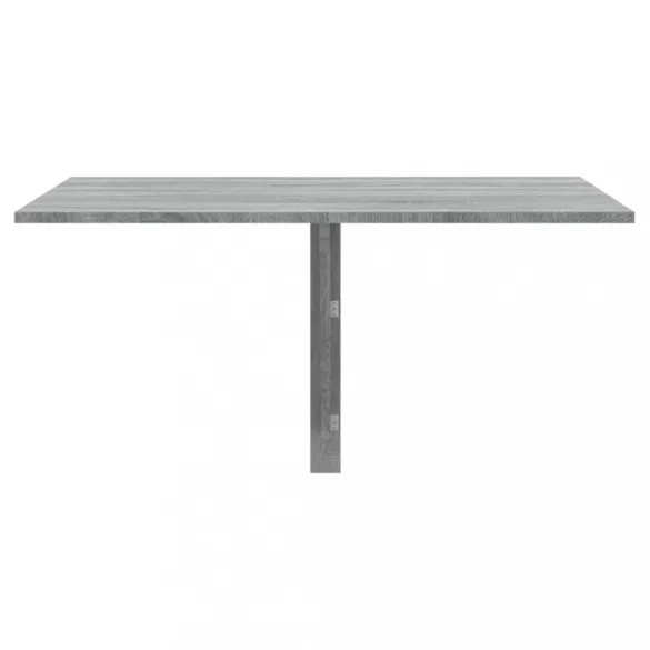 szürke sonoma szerelt fa összecsukható fali asztal 100x60x56 cm